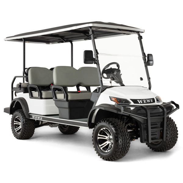 4+2 seat L golf cart