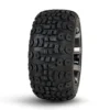 10" Vampire Gloss Black Golf Cart Wheels