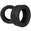 12" Matrix Gloss Black Golf Cart Wheels